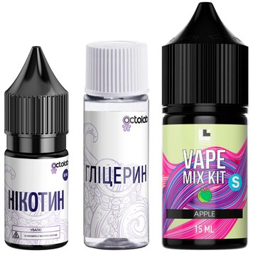 Сольова рідина для POD-систем Vape Mix Kit Apple