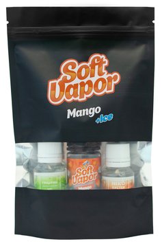 Сольова рідина для POD-систем Soft Vapor Mango ICE Помаранчевий