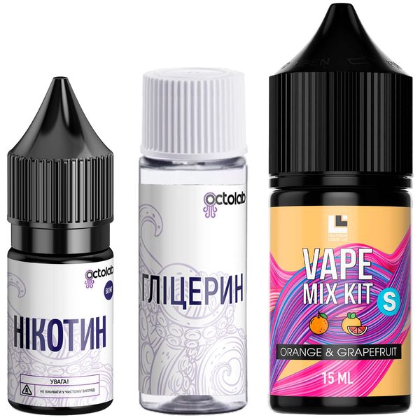 Солевая жидкость для POD-систем Vape Mix Kit Orange Grapefruit