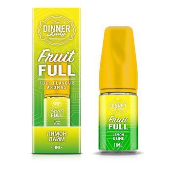 Солевая жидкость для POD-систем Dinner Lady Fruit FULL Lemon Lime (Лимон Лайм)