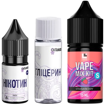 Сольова рідина для POD-систем Vape Mix Kit Strawberry