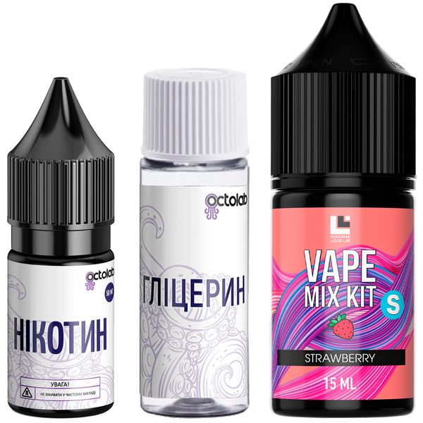 Солевая жидкость для POD-систем Vape Mix Kit Strawberry