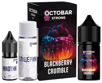 Солевая жидкость для POD-систем Octobar Strong Blackberry Crumble