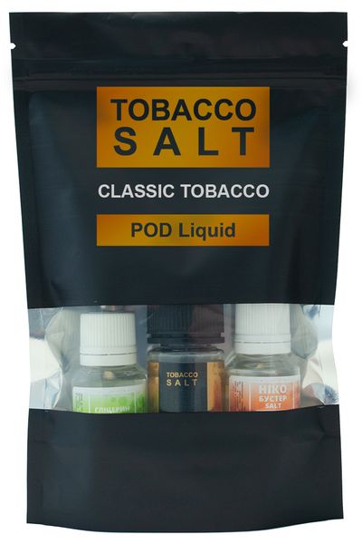 Сольова рідина для POD-систем Tobacco Salt Classic Tobacco