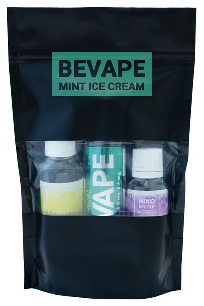 Жидкость для вейпа BEVAPE MINT ICE CREAM