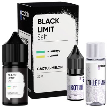 Сольова рідина для POD-систем Black Limit Cactus Melon Чорний