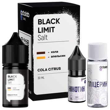 Сольова рідина для POD-систем Black Limit Cola Citrus Чорний