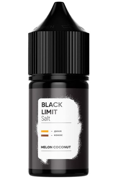 Сольова рідина для POD-систем Black Limit Melon Coconut Чорний