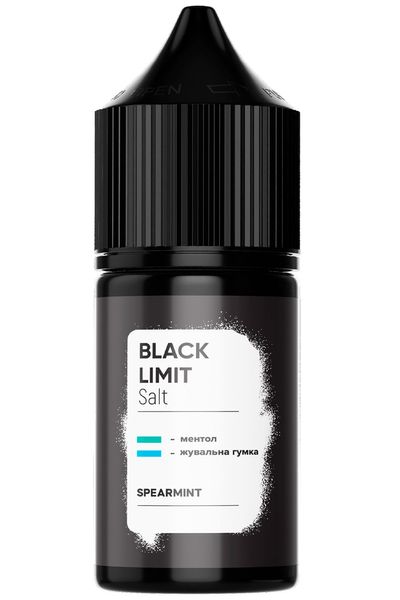 Солевая жидкость для POD-систем Black Limit Spearmint Черный