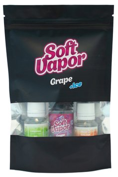 Сольова рідина для POD-систем Soft Vapor Grape Фіолетовий