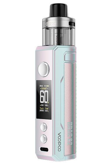 Вейпи VOOPOO Drag S2 Colorful Silver 60 Вт 2500 мАг