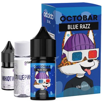 Солевая жидкость для POD-систем Octobar NFT Blue Razz