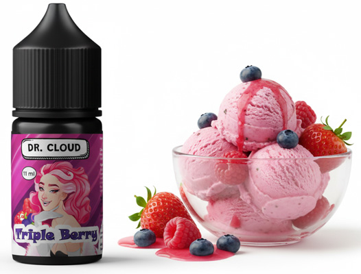 DR.CLOUD Triple Berry (Ягодный Щербет с Клубникой)
