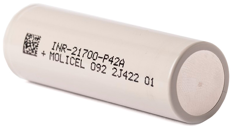 Высокотоковый аккумулятор Molicel 21700 P42A 4200mAh