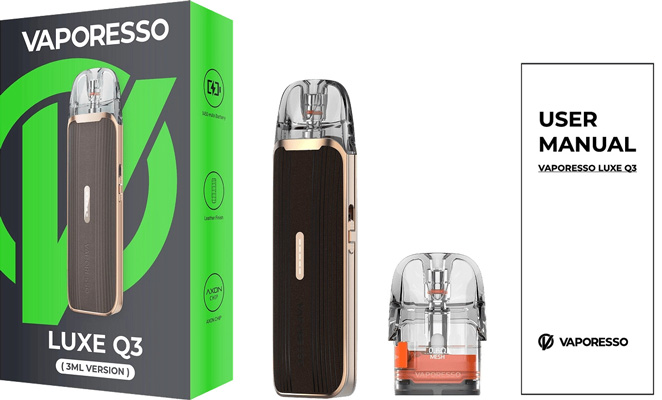 Комплектация Vaporesso Luxe Q3