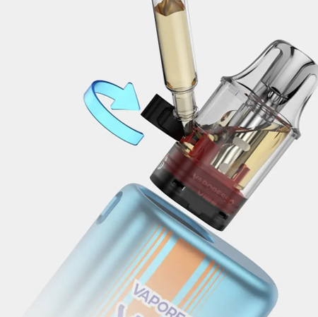 Правильна заправка картриджа Vaporesso Vibe Nano Pro Pod Kit
