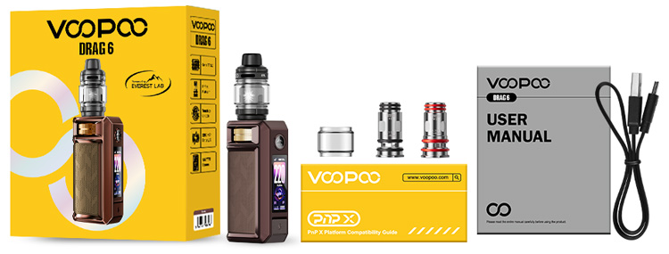 Комплектація VOOPOO Drag 6